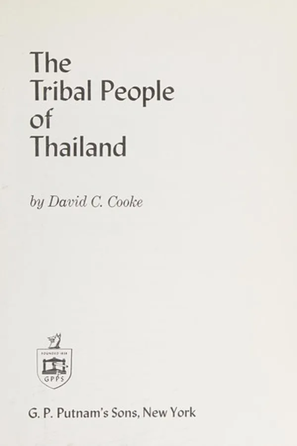 Capa de The tribal people of Thailand