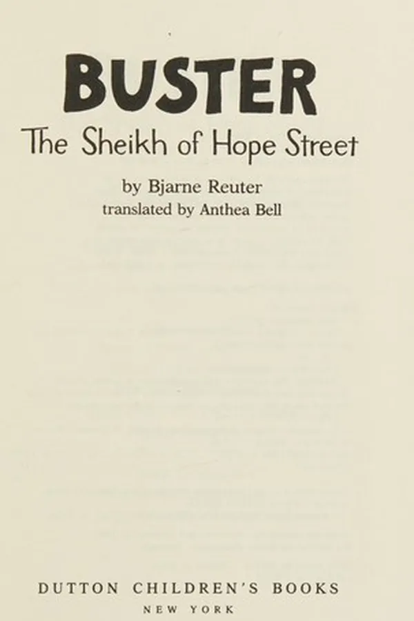 Capa de Buster the Sheikh of Hope Street