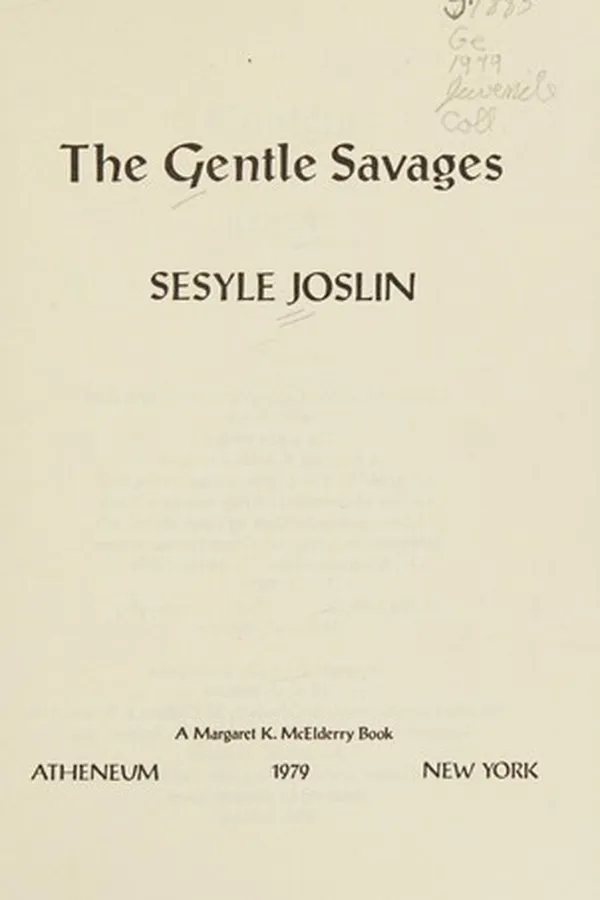 Capa de The gentle savages