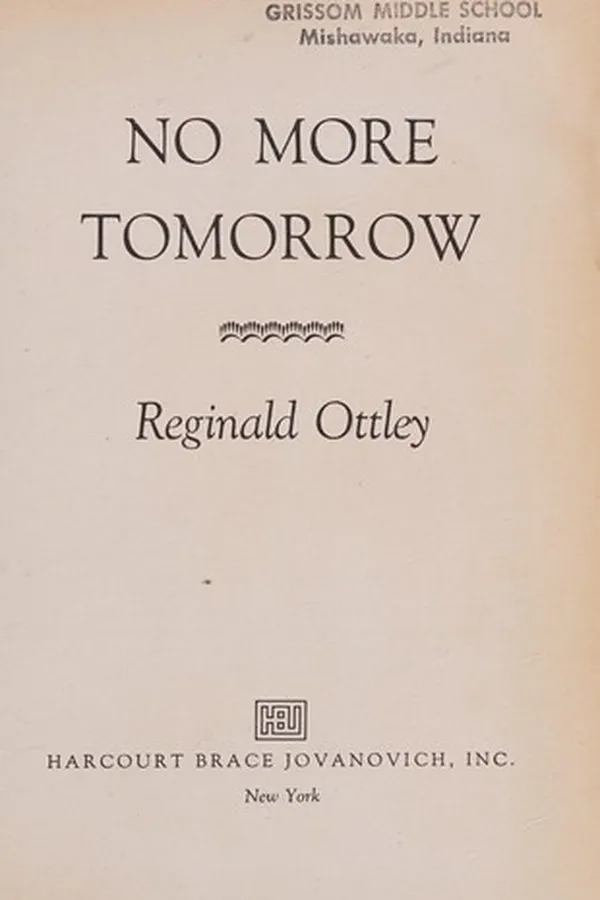 Capa de No more tomorrow