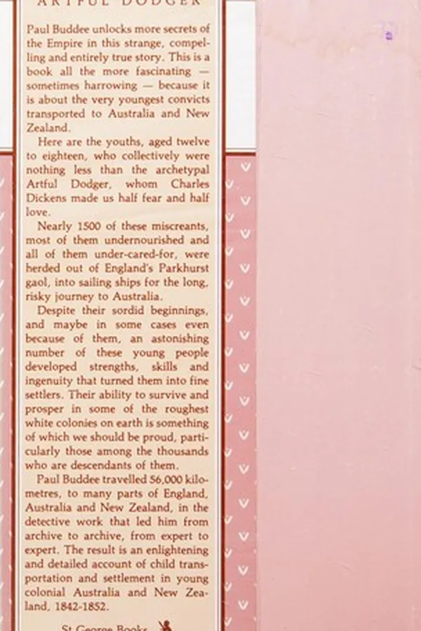 Capa de Fate of the artful dodger
