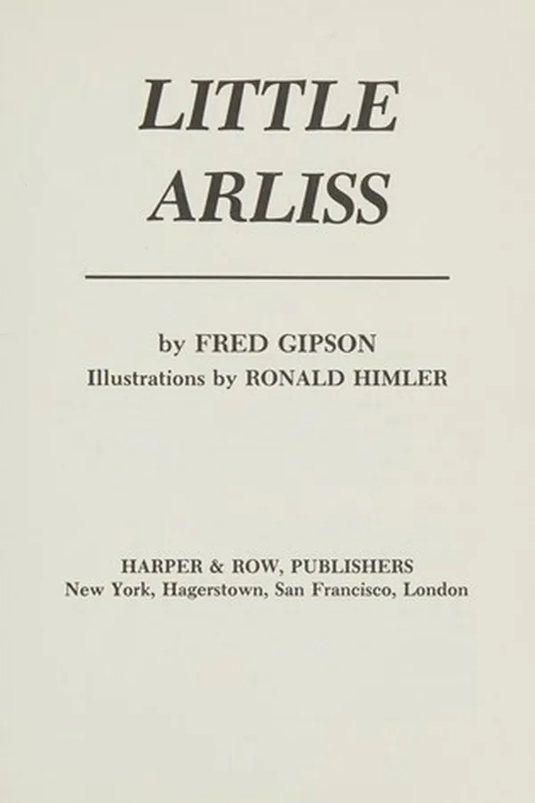 Capa de Little Arliss