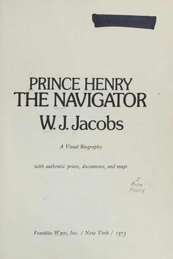 Capa de Prince Henry, the Navigator