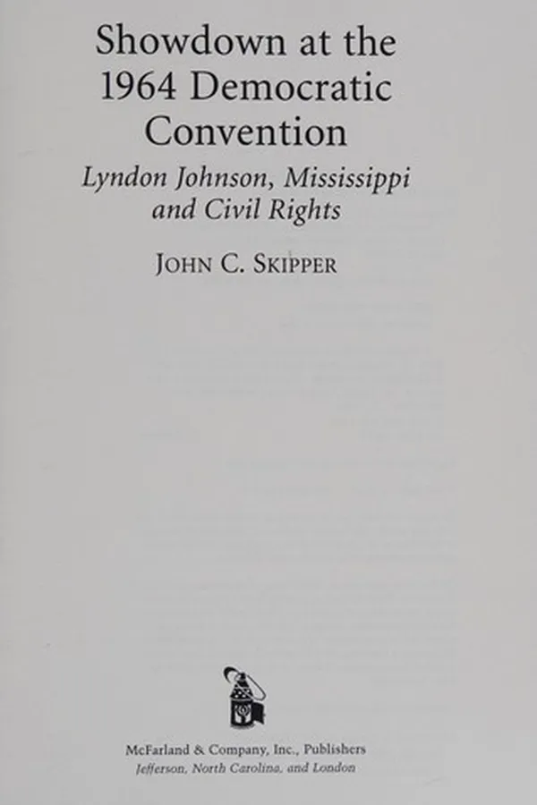 Capa de Showdown at the 1964 Democratic Convention