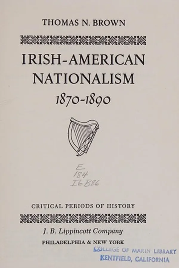 Capa de Irish-American nationalism, 1870-1890