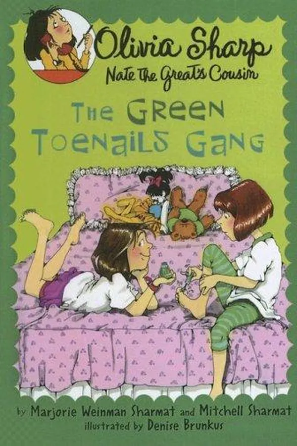 Capa de The Green Toenails Gang (Olivia Sharp; Nate the Great's Cousin)