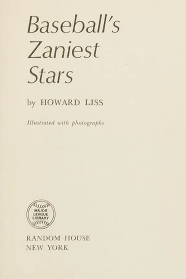 Capa de Baseball's zaniest stars