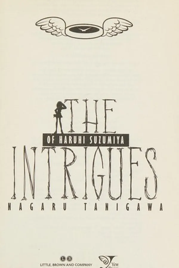 Capa de The intrigues of Haruhi Suzumiya