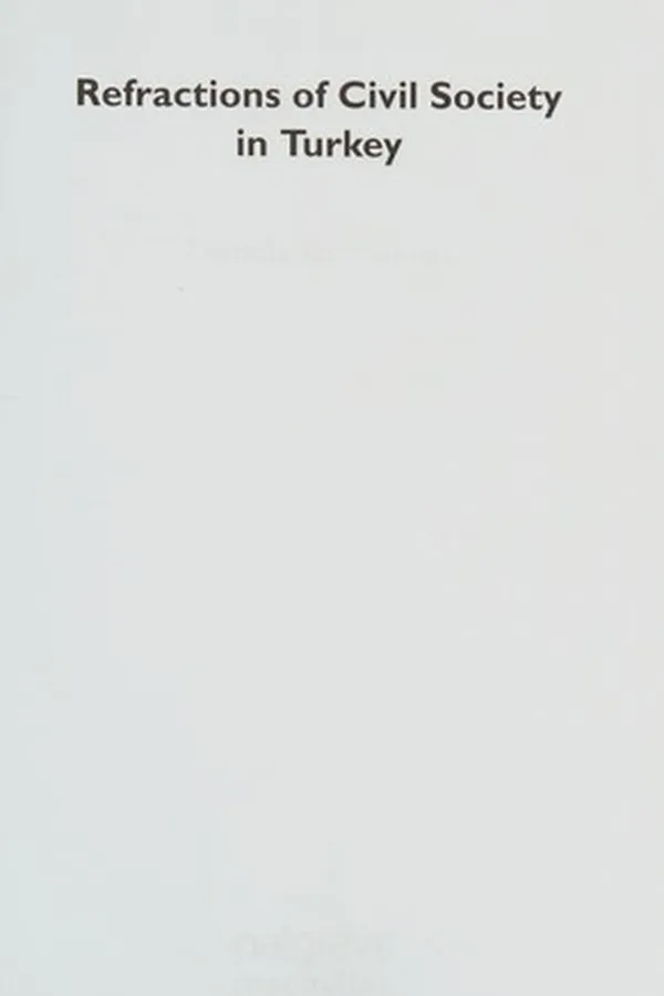 Capa de Refractions of civil society in Turkey