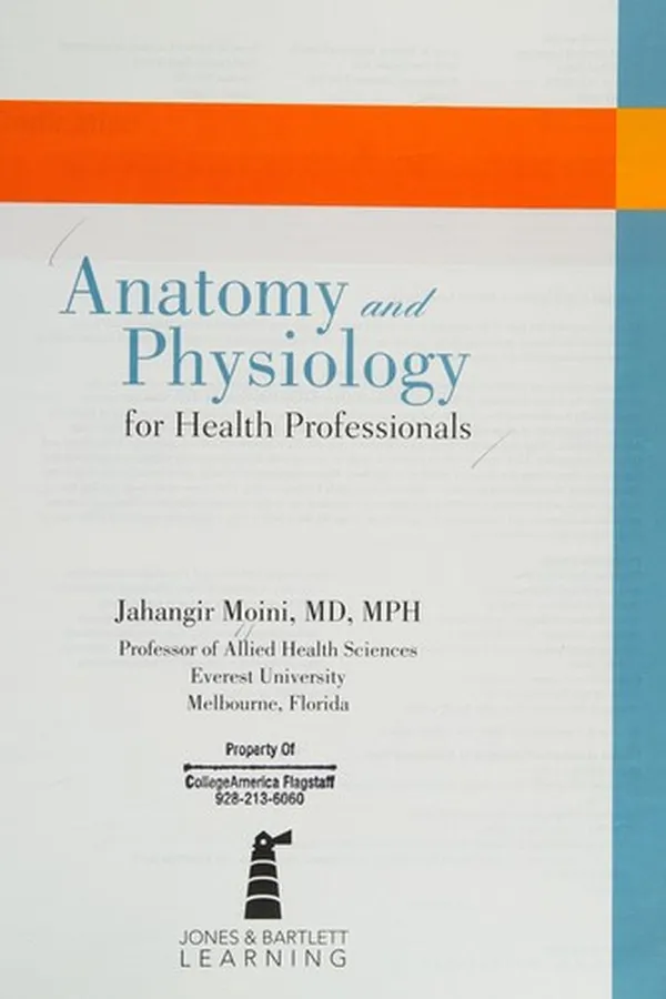 Capa de Anatomy and physiology for health professionals