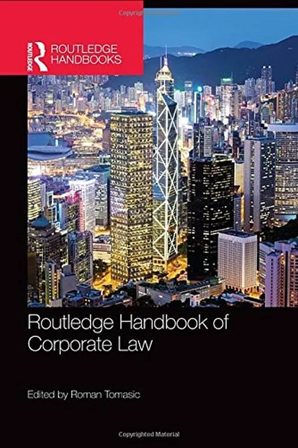 Capa de Routledge Handbook of Corporate Law