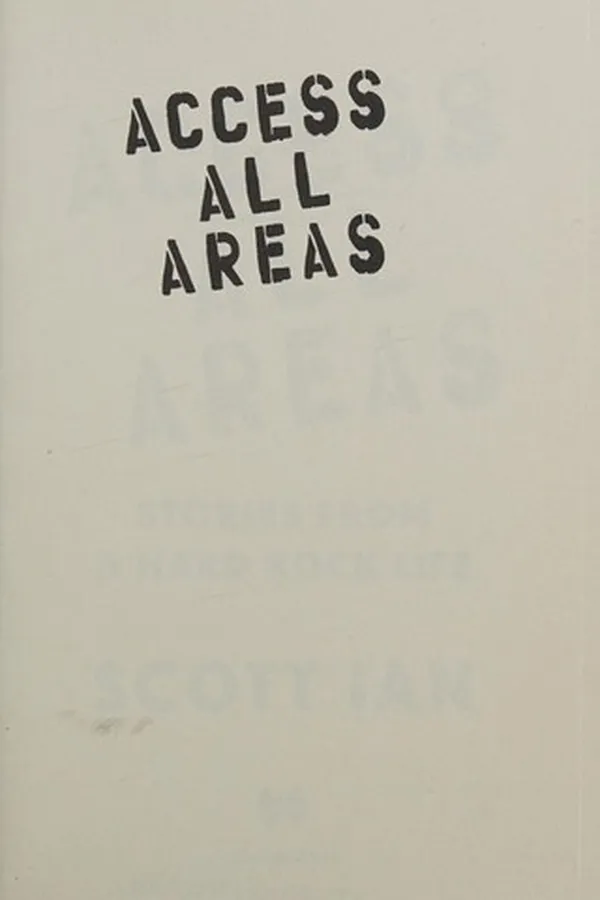 Capa de Access all areas