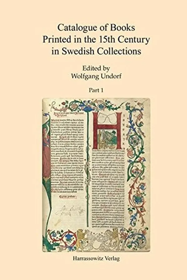 Capa de Catalogue of books printed in the 15th century in Swedish collections