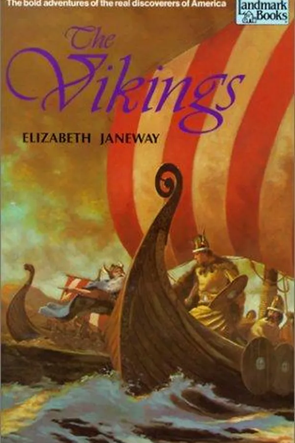 Capa de The Vikings (Landmark Books)