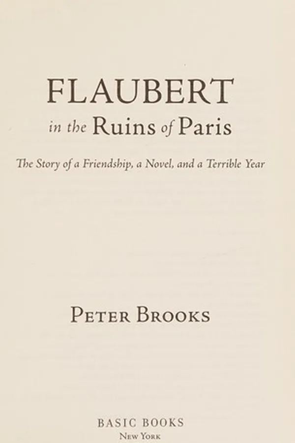 Capa de Flaubert in the ruins of Paris