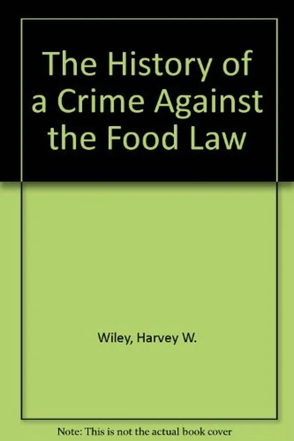 Capa de The history of a crime against the food law