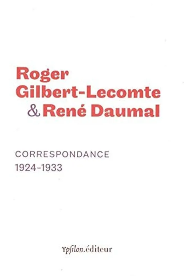 Capa de Correspondance 1924-1933