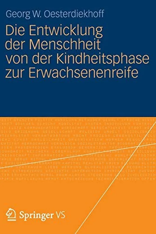 Capa de Die Entwicklung der Menschheit von der Kindheitsphase zur Erwachsenenreife