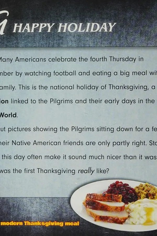 Capa de The first Thanksgiving