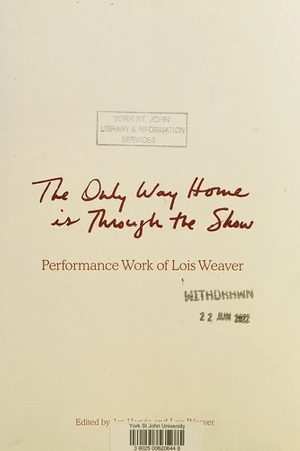 Capa de The only way home is through the show