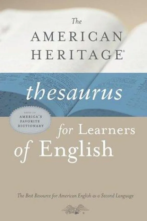Capa de The American heritage thesaurus for learners of English