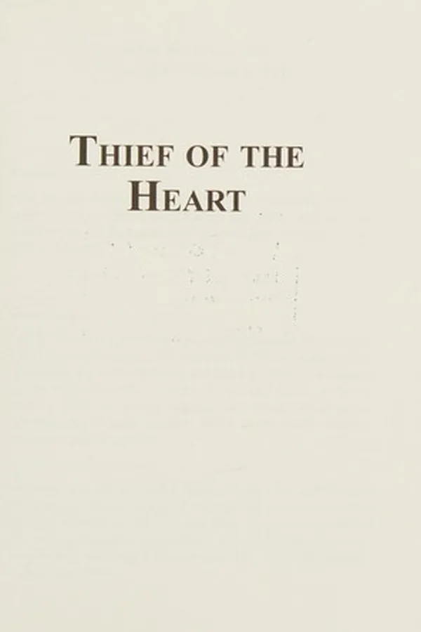 Capa de Thief of the Heart
