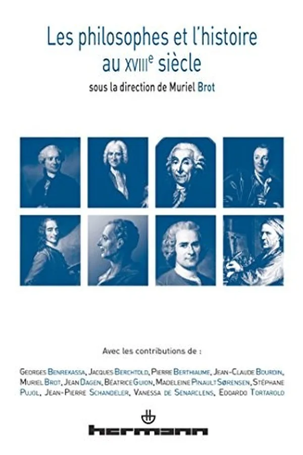 Capa de Les philosophes et l'histoire au XVIIIe siècle