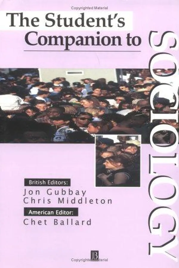 Capa de The Student's Companion to Sociology