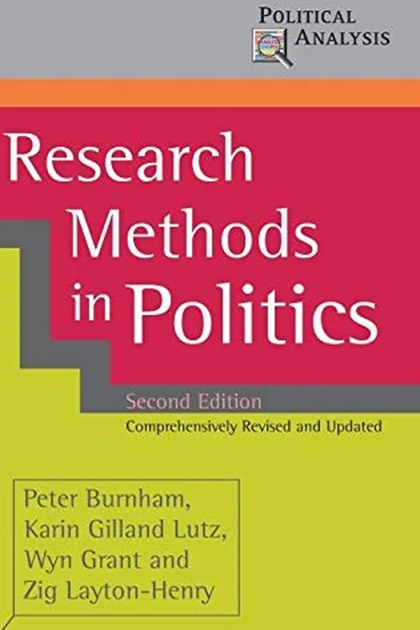 Capa de Research methods in politics