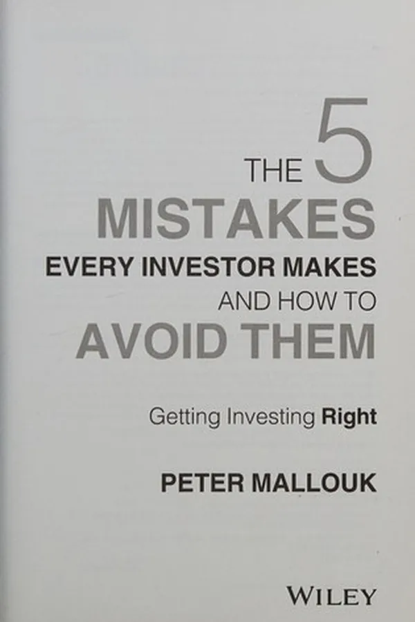 Capa de The 5 mistakes every investor makes and how to avoid them