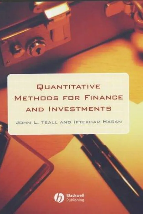 Capa de Quantitative methods for finance and investments