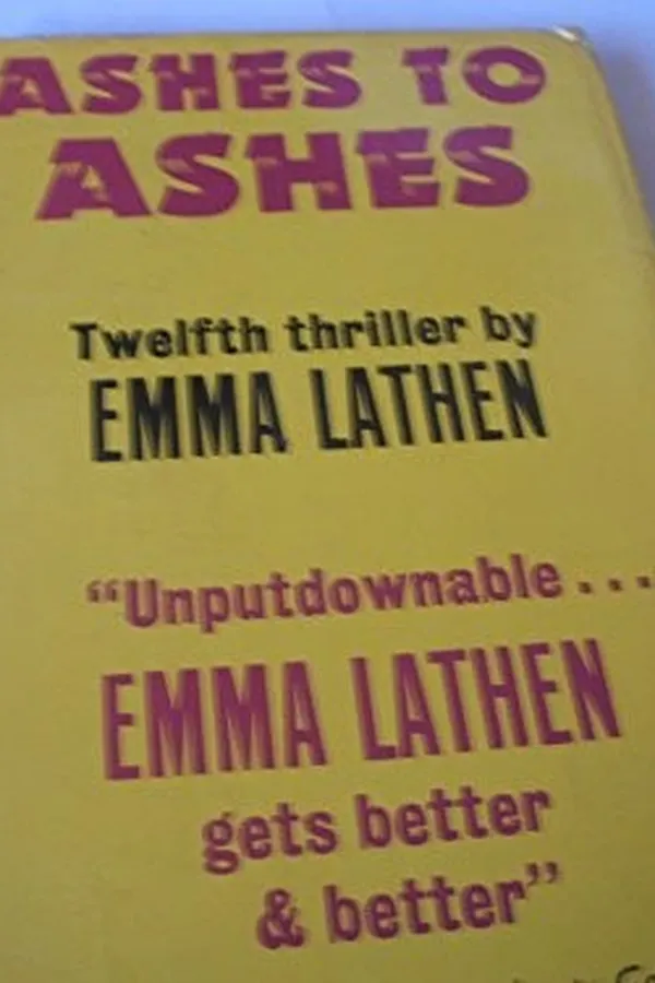 Capa de Ashes to Ashes