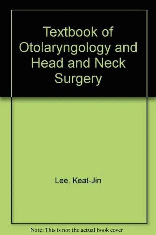 Capa de Textbook of otolaryngology and head and neck surgery