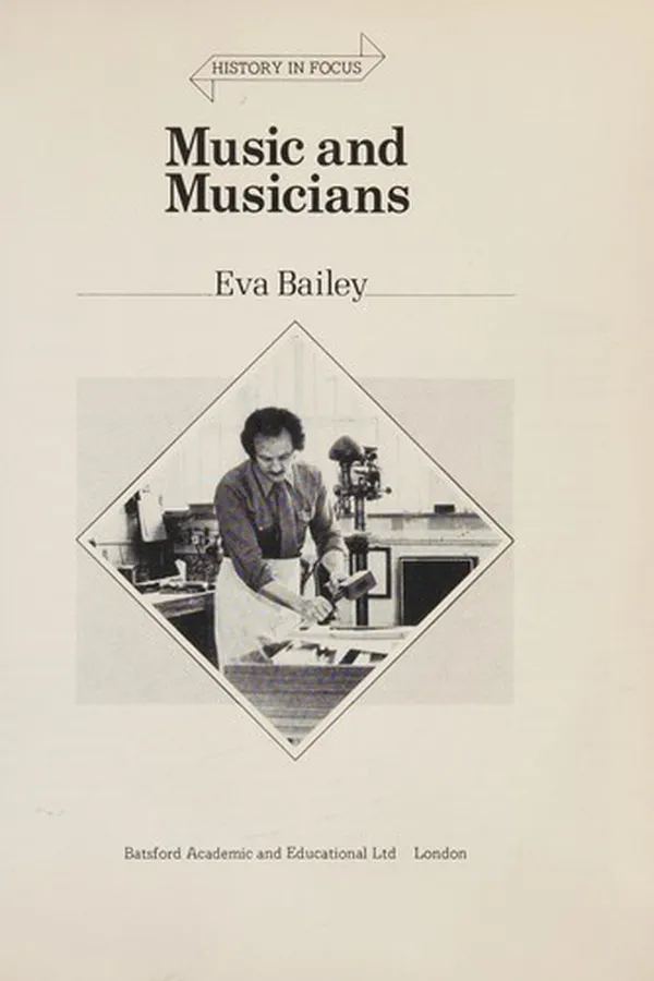 Capa de Music and musicians