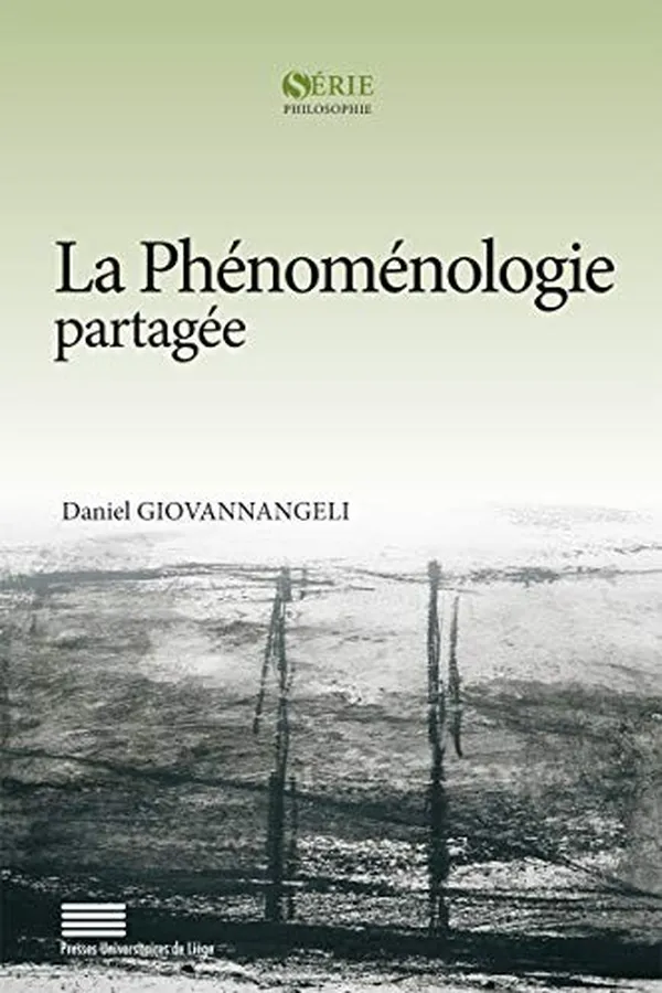 Capa de La phénoménologie partagée