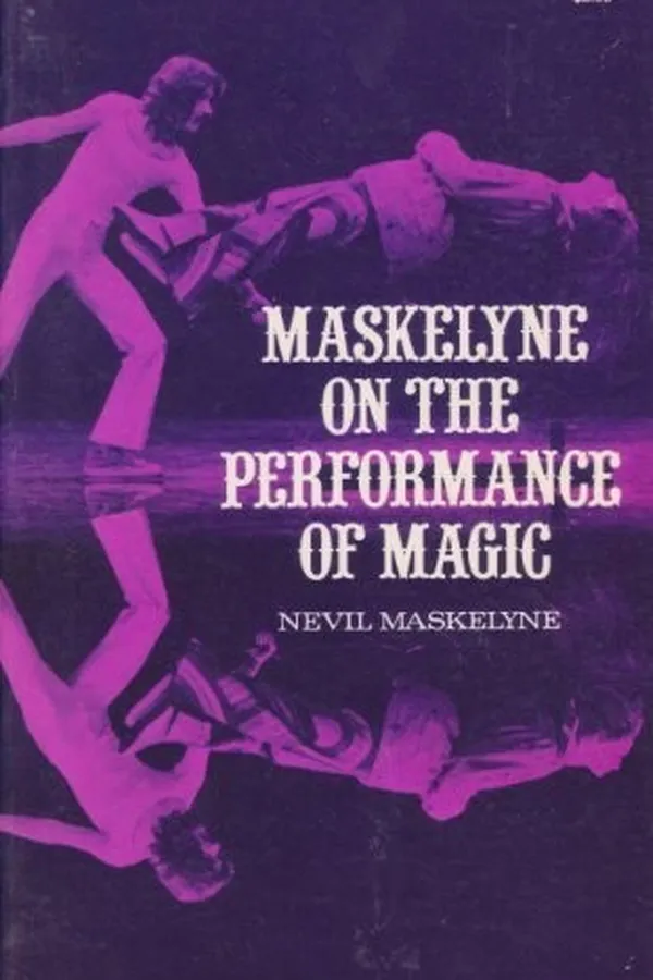Capa de Maskelyne on the performance of magic