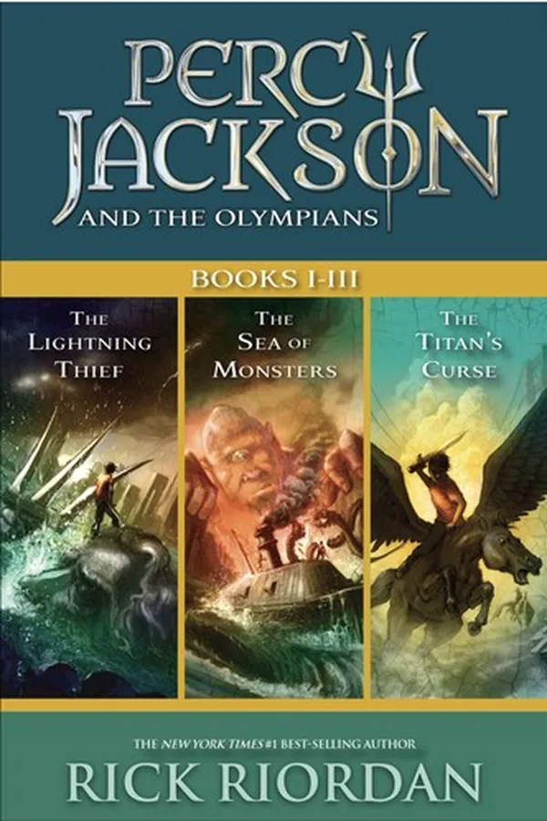 Capa de Percy Jackson and the Olympians, Books I-III