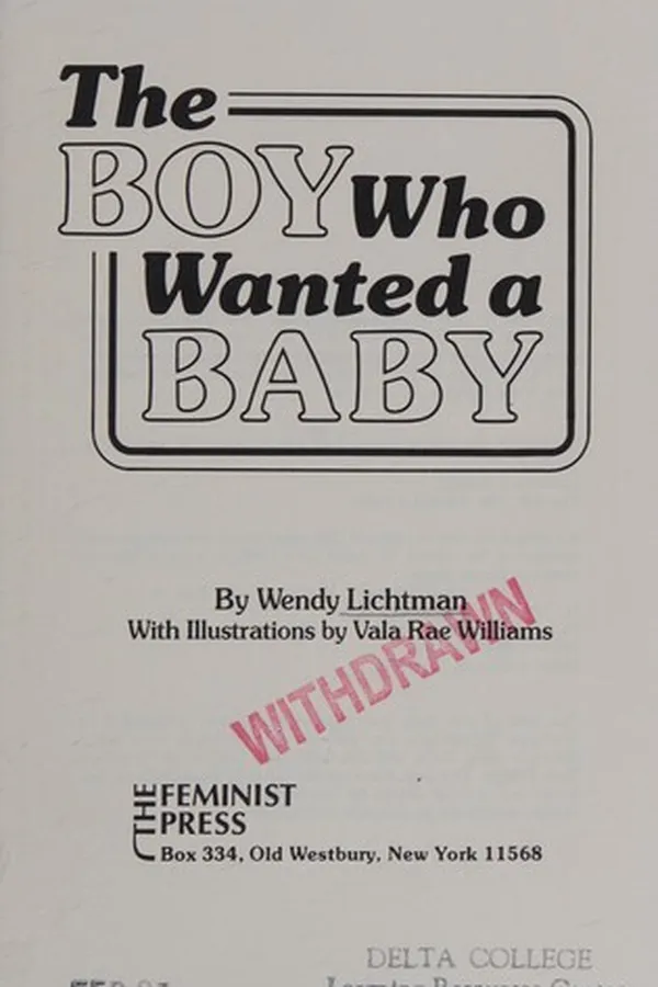 Capa de The boy who wanted a baby