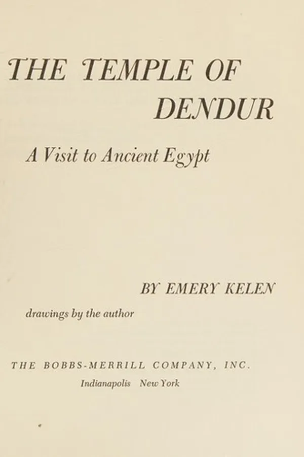 Capa de The Temple of Dendur