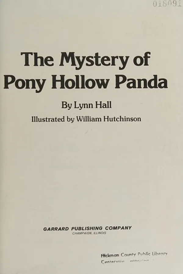 Capa de The mystery of Pony Hollow Panda