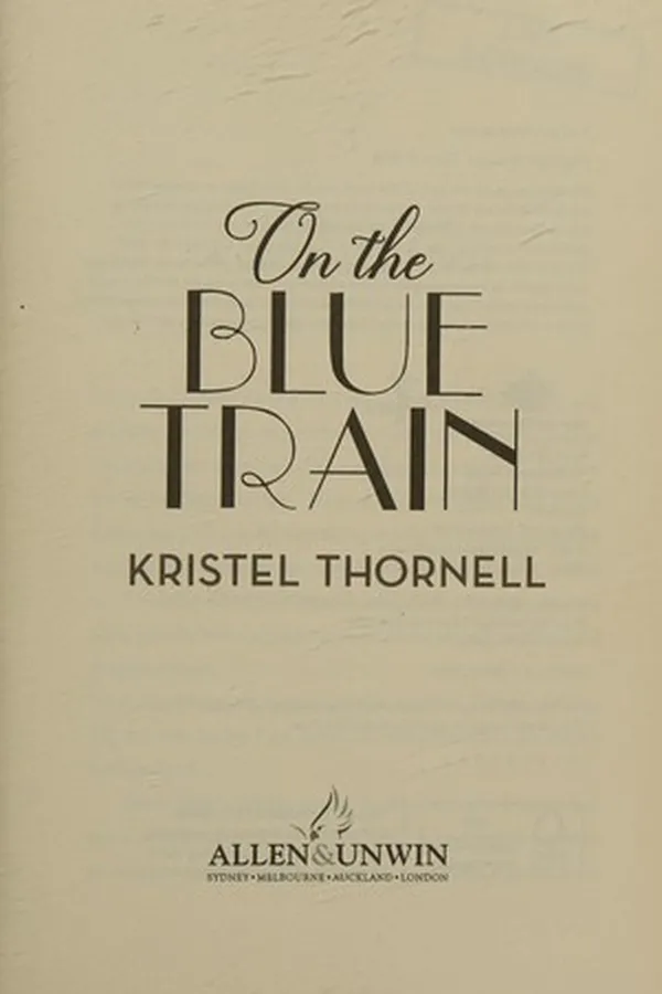 Capa de On the Blue Train
