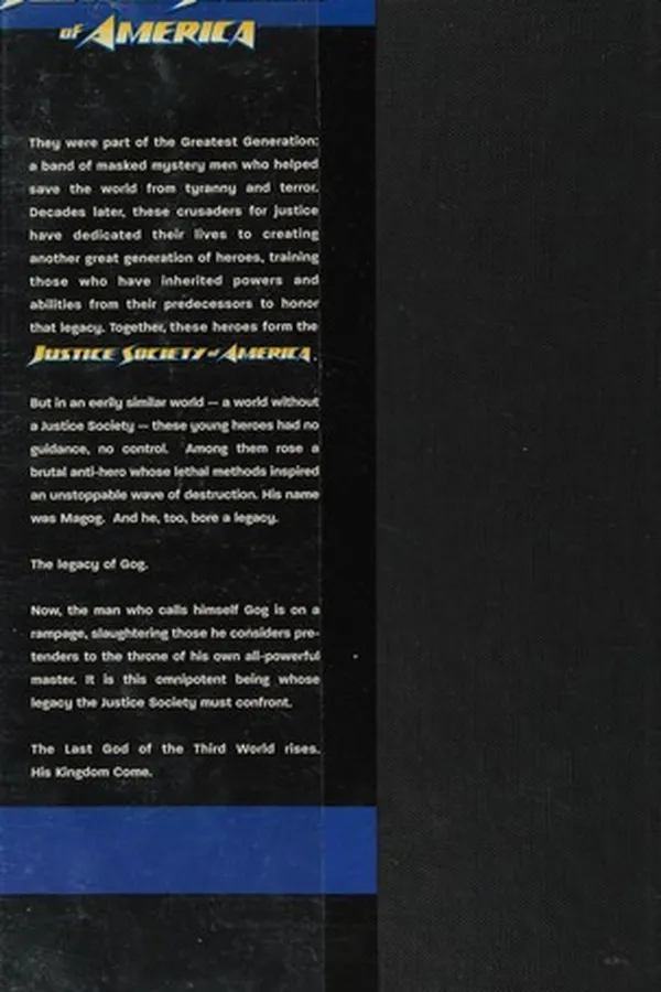 Capa de Justice Society of America