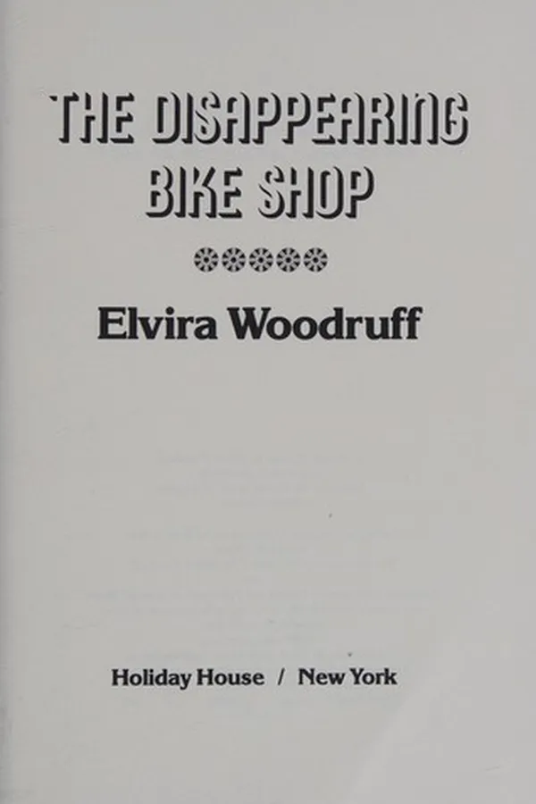 Capa de The disappearing bike shop