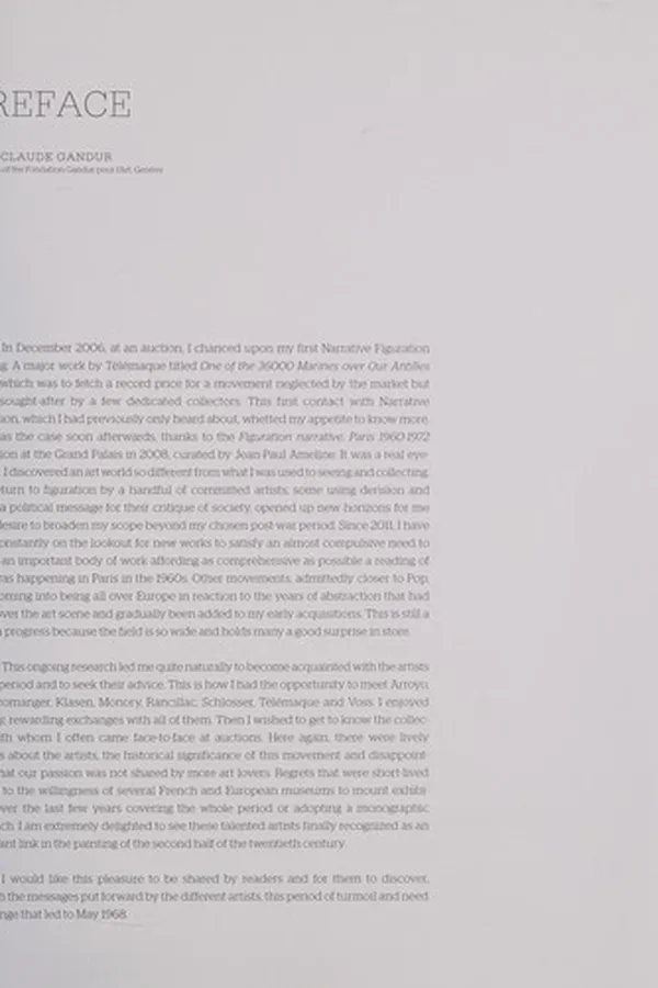 Capa de Figuration Narrative