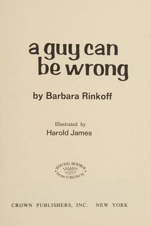 Capa de A guy can be wrong