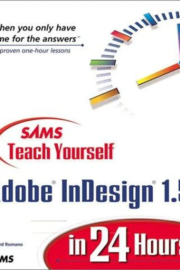 Capa de Sams teach yourself Adobe InDesign 1.5 in 24 hours