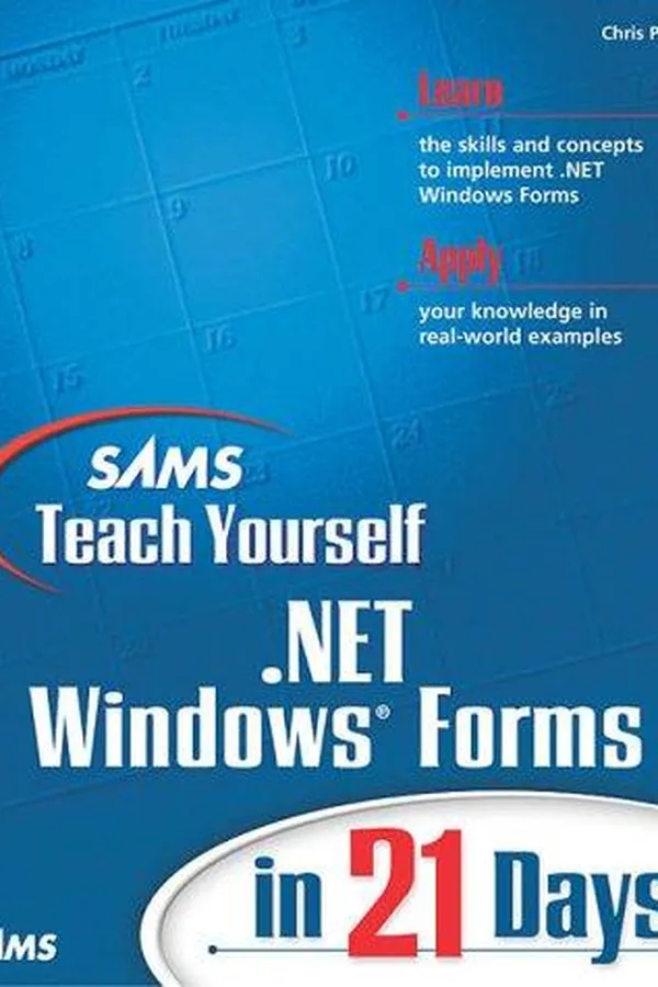 Capa de Sams Teach Yourself .NET Windows Forms in 21 Days