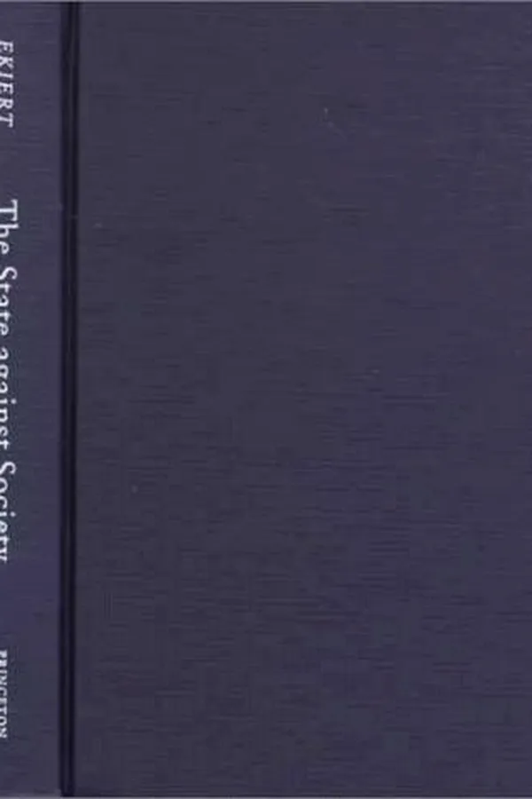 Capa de The state against society