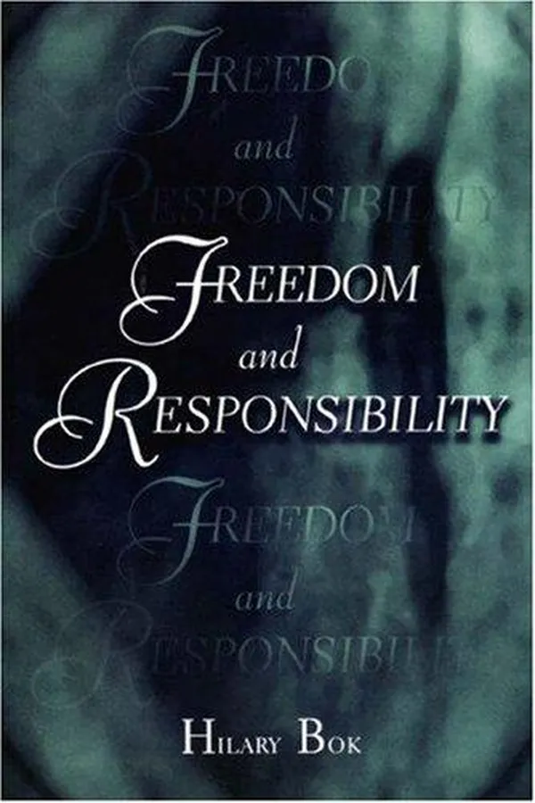 Cover of Freedom and responsibility