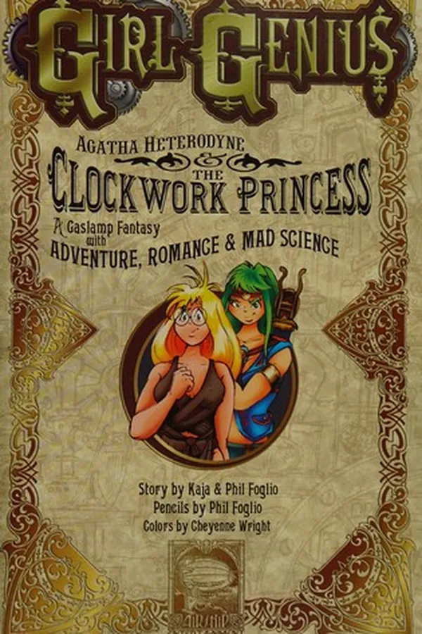 Capa de Agatha Heterodyne & the Clockwork Princess